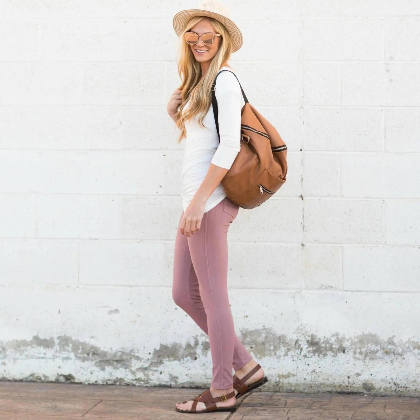 Truly Contagious Premium Stretch Soft High Waisted Jeggings for Women - Denim Leggings - Cotton Stretch Blend - Long (Truly Contagious - New Mix) - Truly Contagious