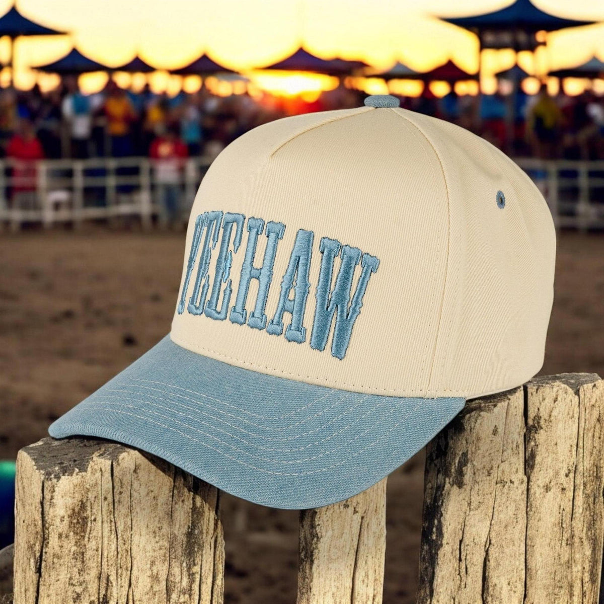 Truly Contagious® Yeehaw Trucker Cap - Denim - Truly Contagious