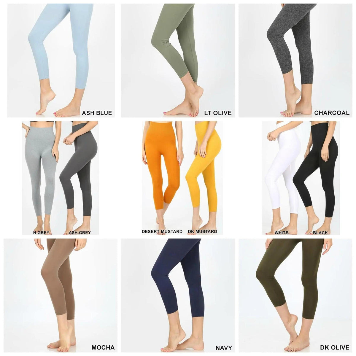 Tummy Control Capri Leggings - Truly Contagious