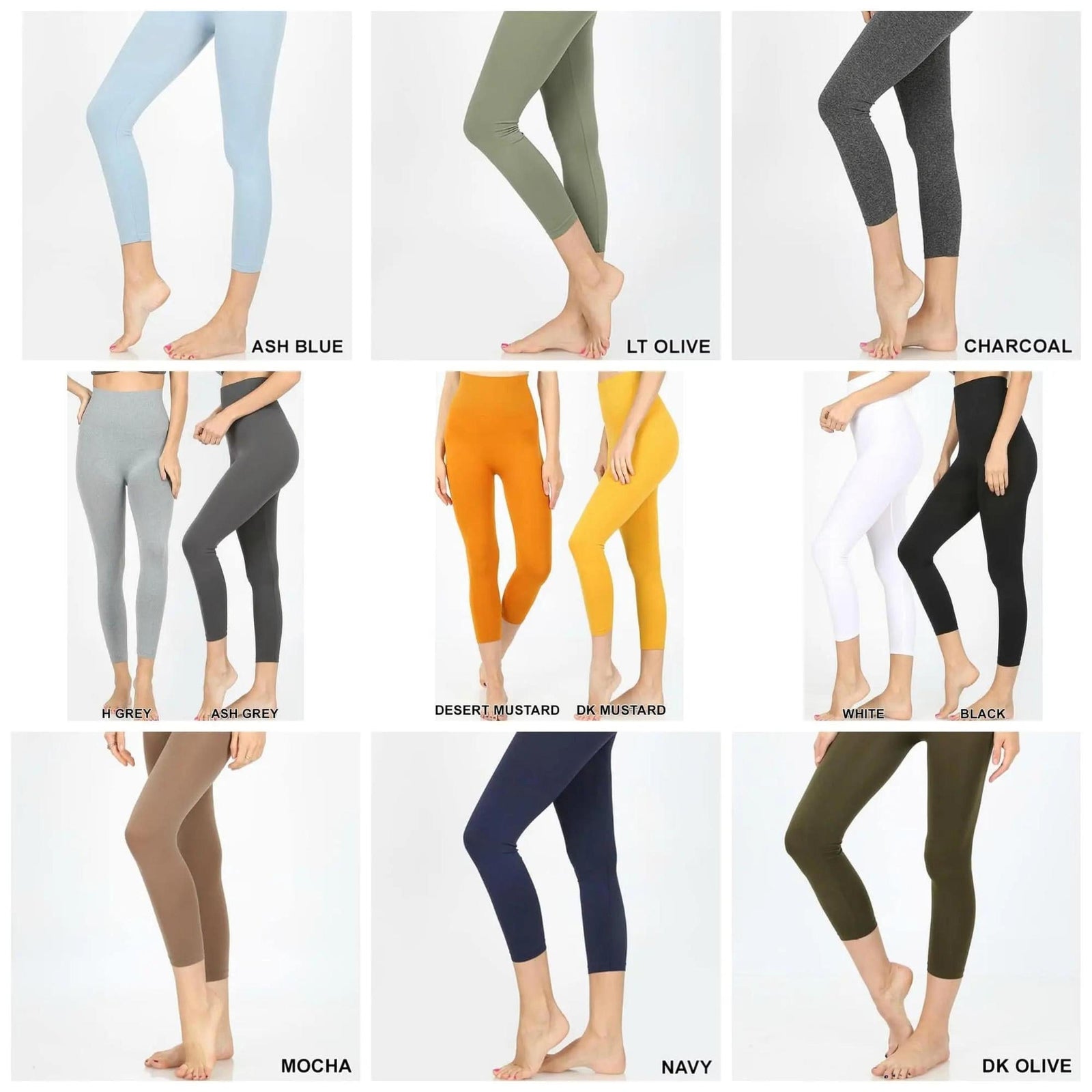 Tummy Control Capri Leggings - Truly Contagious