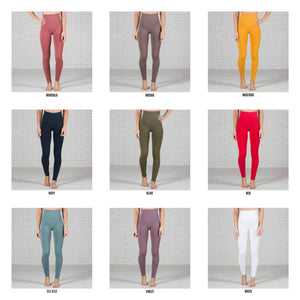 Tummy Control Fleece Lined Leggings Two Sizes Curvy Added - Truly Contagious