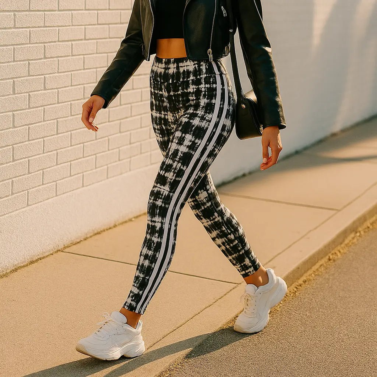 Ultra - Soft Buttery Leggings with Fashion Stripe – Floral, Paisley, Ikat, Patchwork & More Prints - Truly Contagious