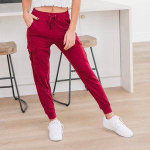 Ultra Soft Joggers With Cargo Pocket 1X - 3X Sizes (Truly Contagious / PALI) - Truly Contagious