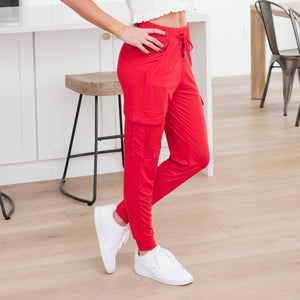 Ultra Soft Joggers With Cargo Pocket 1X - 3X Sizes (Truly Contagious / PALI) - Truly Contagious