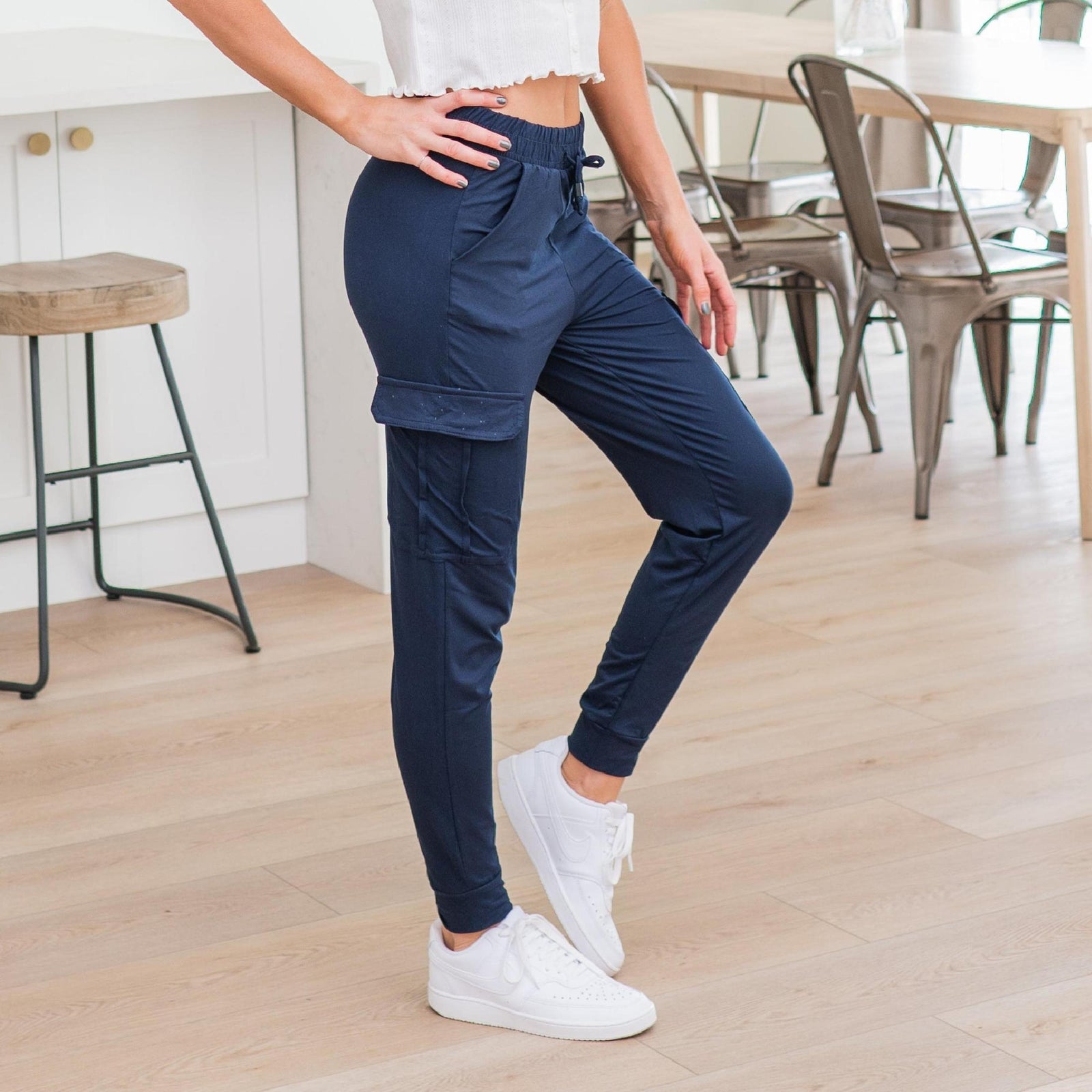 Ultra Soft Joggers With Cargo Pocket 1X - 3X Sizes (Truly Contagious / PALI) - Truly Contagious
