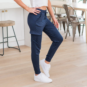 Ultra Soft Joggers With Cargo Pocket 1X - 3X Sizes (Truly Contagious / PALI) - Truly Contagious