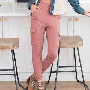 Ultra Soft Joggers With Cargo Pocket 1X - 3X Sizes (Truly Contagious / PALI) - Truly Contagious