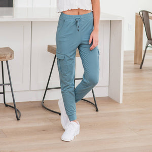 Ultra Soft Joggers With Cargo Pocket 1X - 3X Sizes (Truly Contagious / PALI) - Truly Contagious