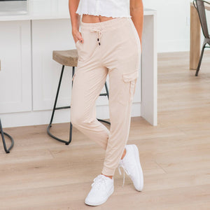 Ultra Soft Joggers With Cargo Pocket 1X - 3X Sizes (Truly Contagious / PALI) - Truly Contagious