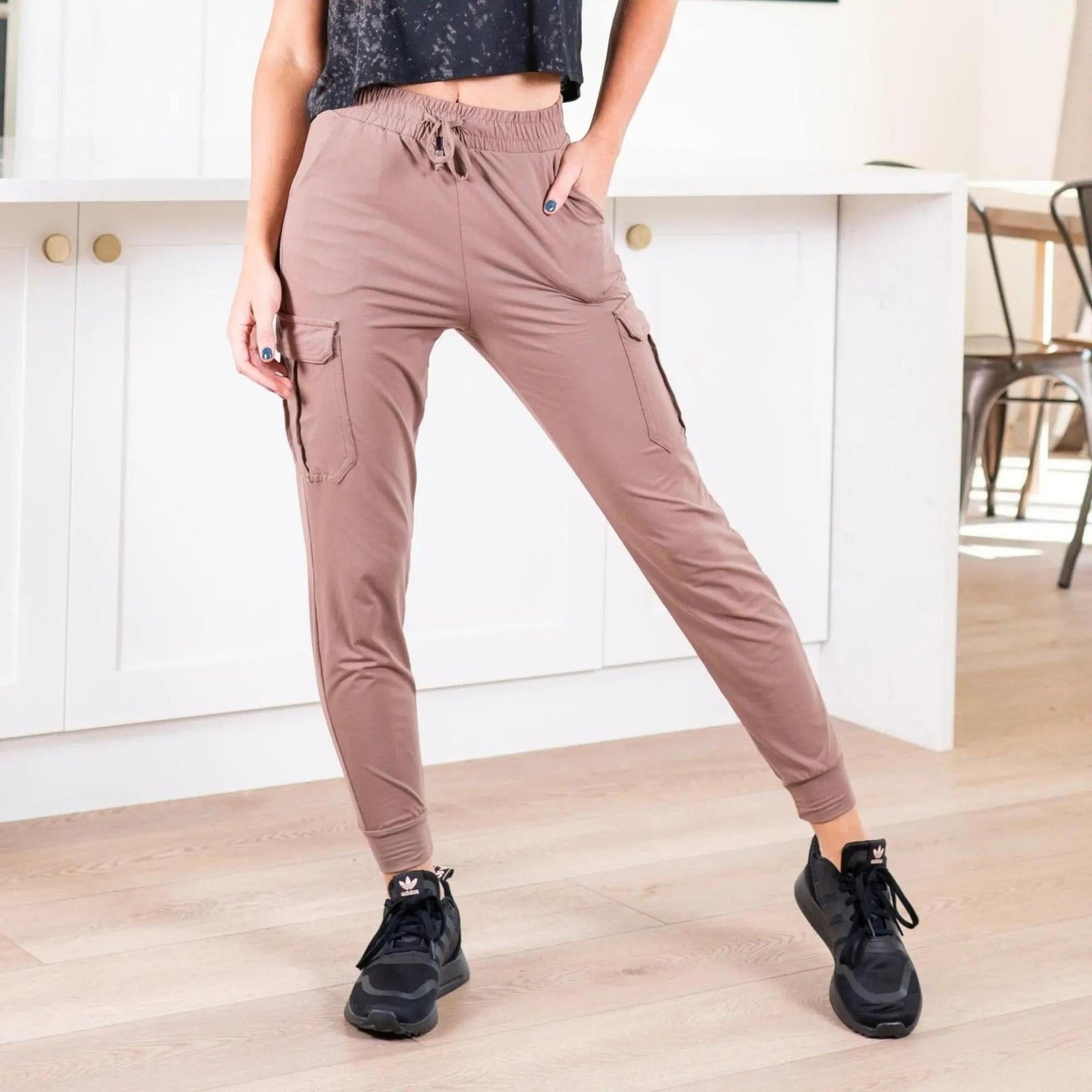 Ultra Soft Joggers with Cargo Pocket, Small - XL Sizes - Truly Contagious