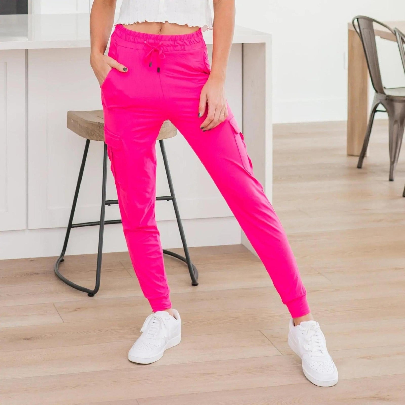 Ultra Soft Joggers with Cargo Pocket, Small - XL Sizes - Truly Contagious