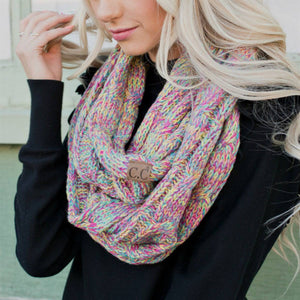 CC Crafted Multi Color Infinity Scarf - Truly Contagious