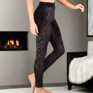 Trending Velvet Leggings (Yelete) - Truly Contagious