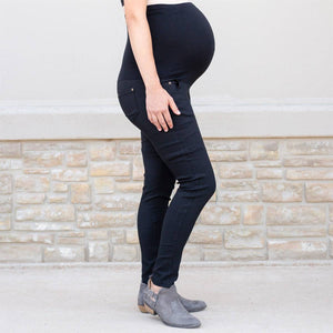 Twill Maternity Stretchy Jeggings - Truly Contagious