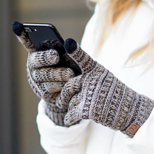 CC Multi-Color Touchscreen Gloves Four-Tone - Truly Contagious