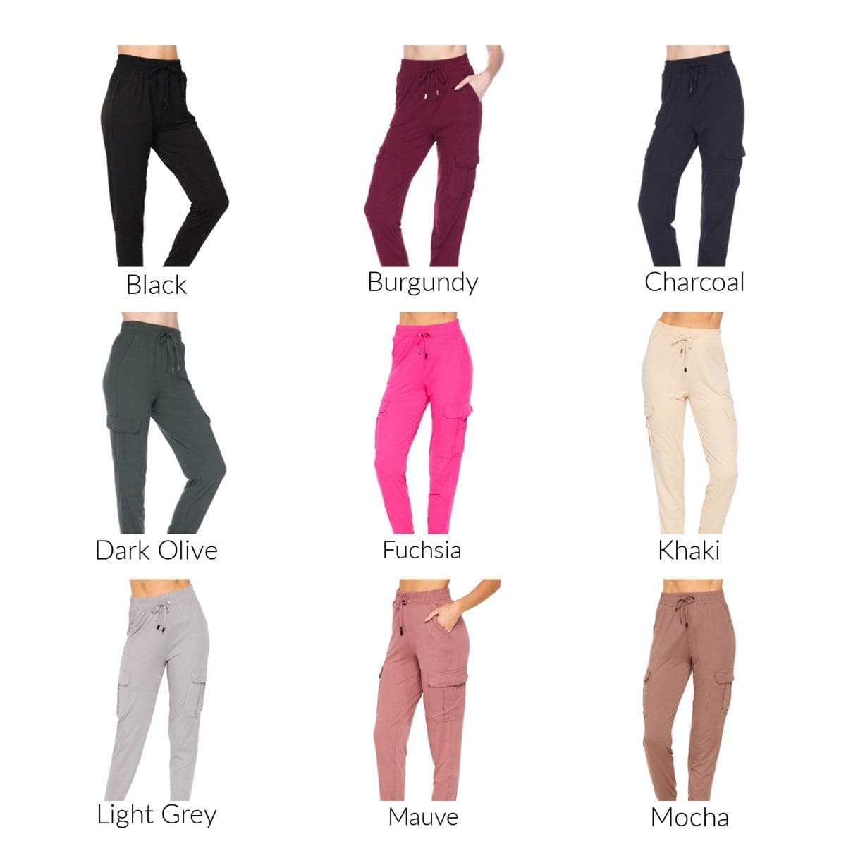 Ultra Soft Joggers With Cargo Pocket | Small-Large Sizes