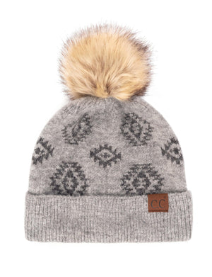 CC Beanie Southwest Solid Western Aztec - Truly Contagious