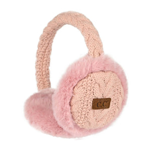 CC Cable Knit Earmuffs - Truly Contagious