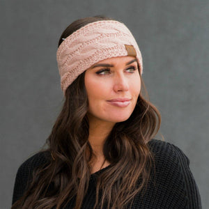 CC Cable-Knit Lined Head Wrap - Truly Contagious