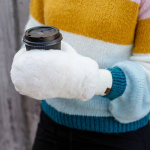 CC Faux Fur Touchscreen Accessible Mittens - Truly Contagious