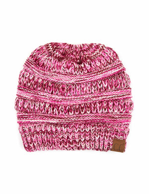 CC Crafted Multi-Toned Bun Beanie | Adult and Kid Sizes - Truly Contagious