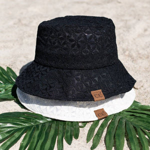 CC Eyelet Knit Bucket Hat - Truly Contagious