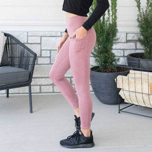 Tummy Control Leggings | Cell Phone Pocket (New Fashion) - Truly Contagious