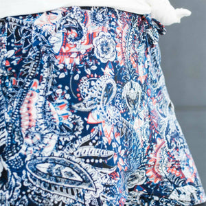 Paisley Pattern Shorts - Truly Contagious