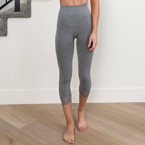 Capri Lace Accented Leggings