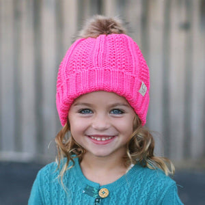 CC Kids Trending Pom Beanie | Lined - Truly Contagious