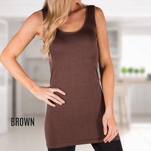 Extra Long Layering Thick Strap Tank - Truly Contagious