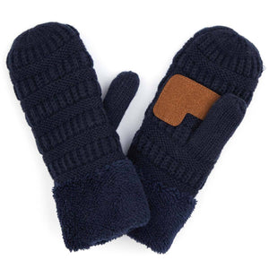 CC Sherpa Lined Mittens | 3 Sizes - Truly Contagious