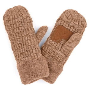 CC Sherpa Lined Mittens | 2 Sizes