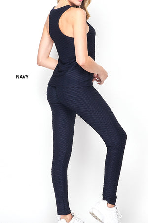 Cellulite Hiding Legging and Tank Loungewear