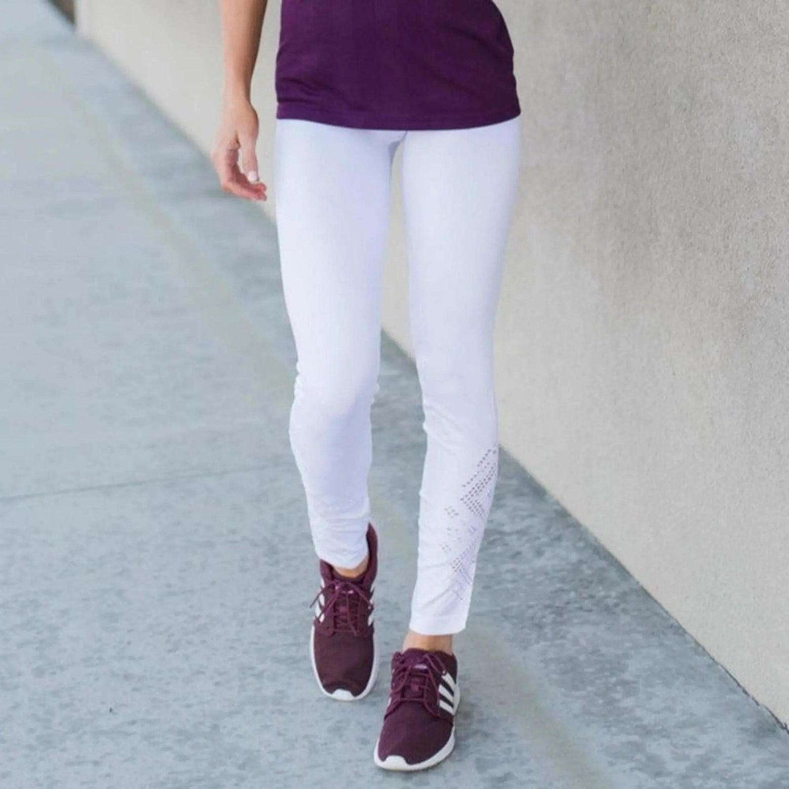 Ankle Detail Athleisure Leggings (New Mix) - Truly Contagious