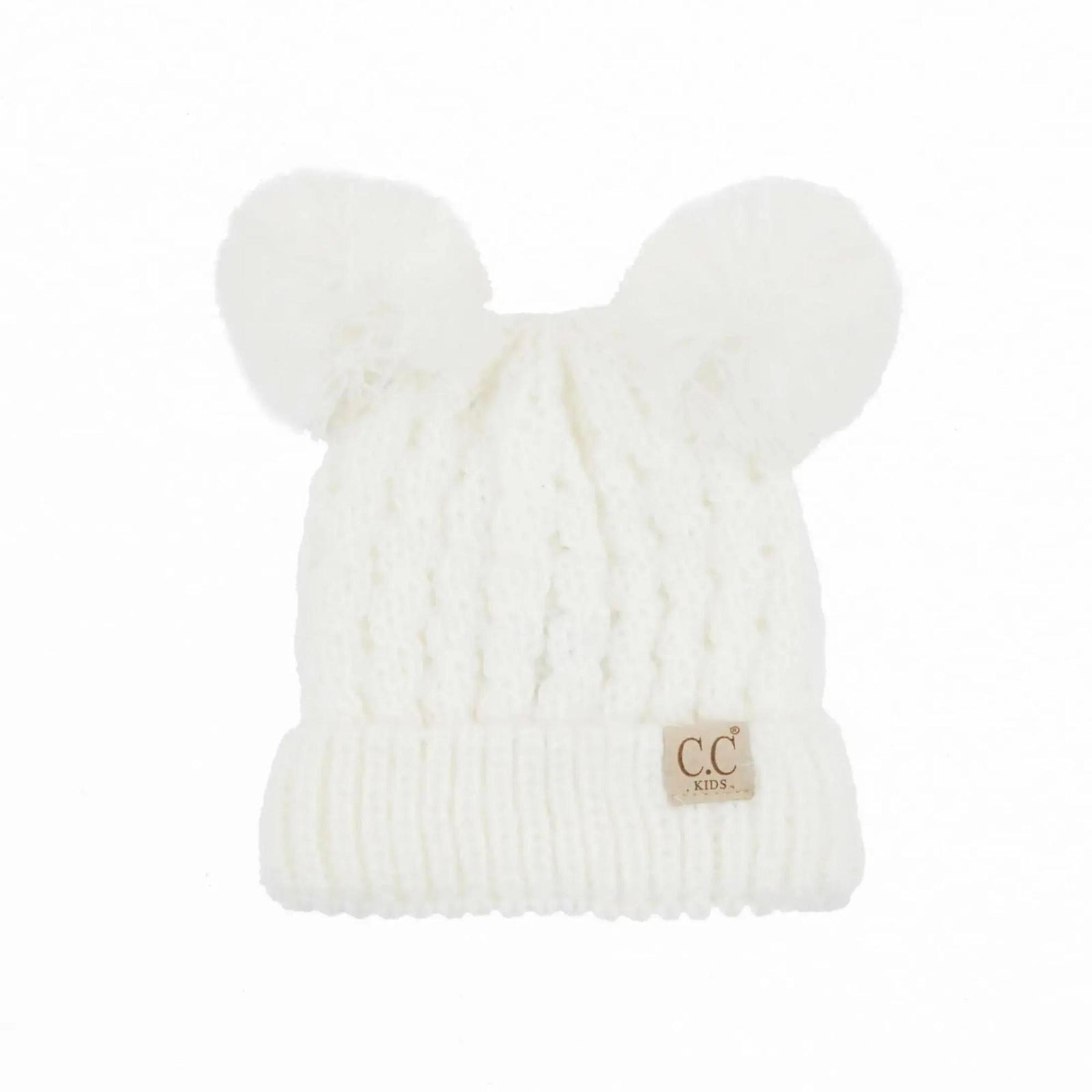 CC Baby and Kids Toddler Pom Pom Beanie Winter Snow Hats - Truly Contagious
