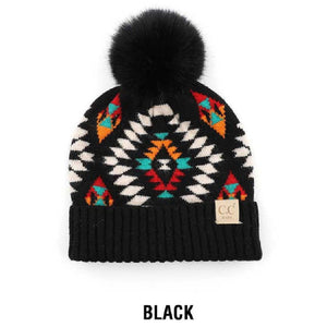 CC Baby South Western Print Beanies Hats - Truly Contagious