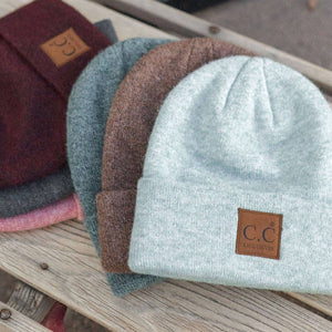 CC Beanie Heather Knit Basic - Truly Contagious