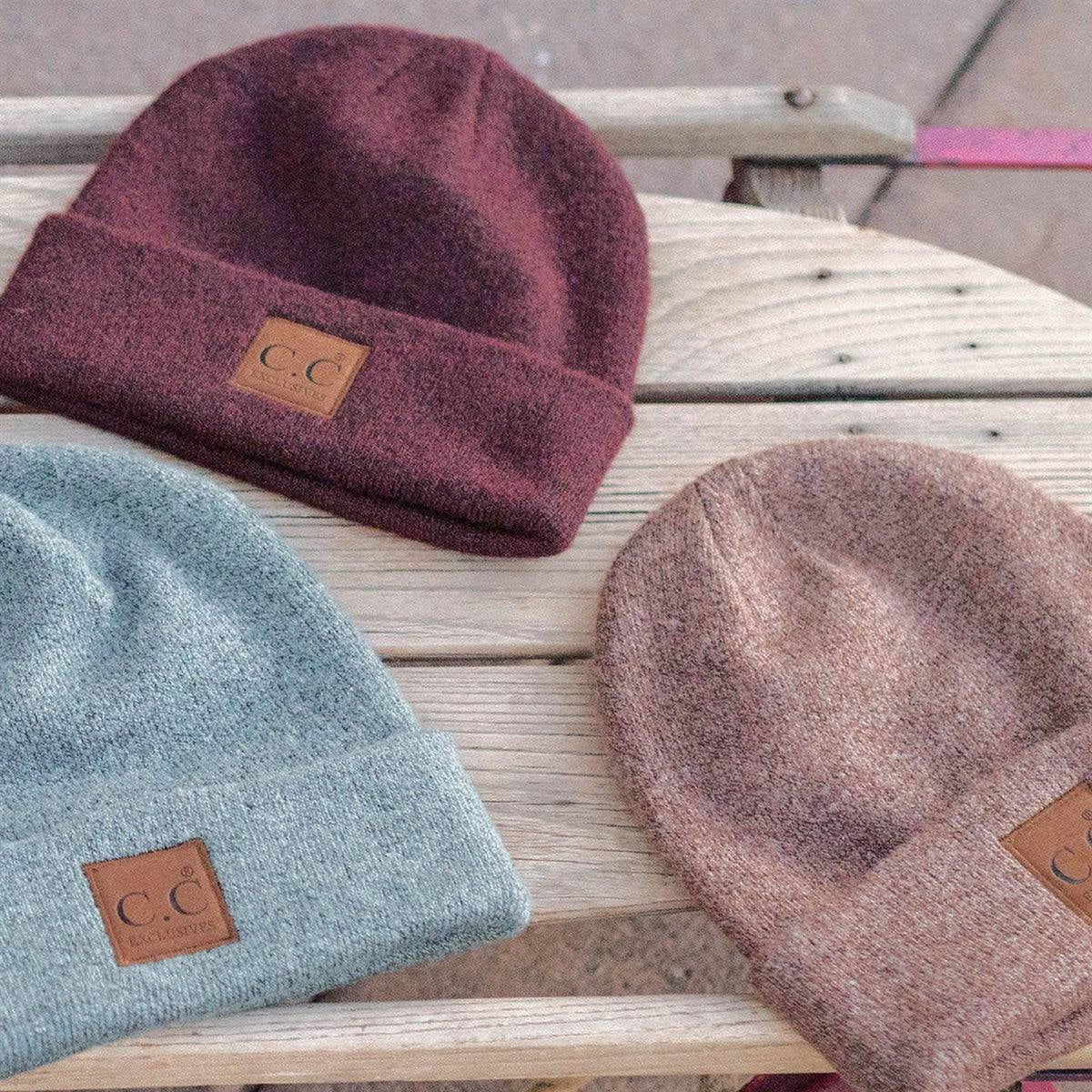 CC Beanie Heather Knit Basic - Truly Contagious