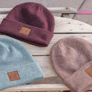 CC Beanie Heather Knit Basic - Truly Contagious