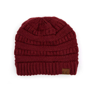 CC Beanie Popular Unisex Cable Knit Men Women Kids Skully Winter Hats by Truly Contagious - Truly Contagious
