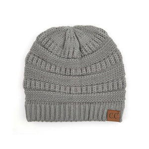CC Beanie Popular Unisex Cable Knit Men Women Kids Skully Winter Hats by Truly Contagious - Truly Contagious