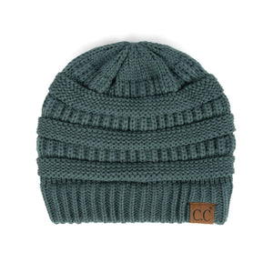 CC Beanie Popular Unisex Cable Knit Men Women Kids Skully Winter Hats by Truly Contagious - Truly Contagious