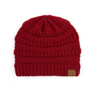 CC Beanie Popular Unisex Cable Knit Men Women Kids Skully Winter Hats by Truly Contagious - Truly Contagious