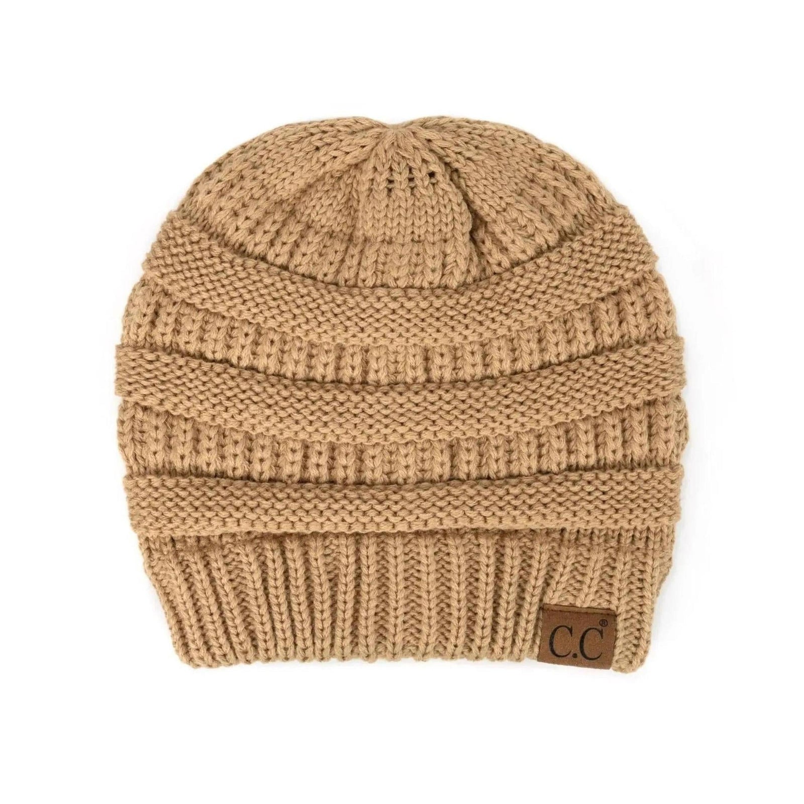 CC Beanie Popular Unisex Cable Knit Men Women Kids Skully Winter Hats by Truly Contagious - Truly Contagious