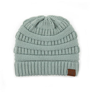 CC Beanie Popular Unisex Cable Knit Men Women Kids Skully Winter Hats by Truly Contagious - Truly Contagious