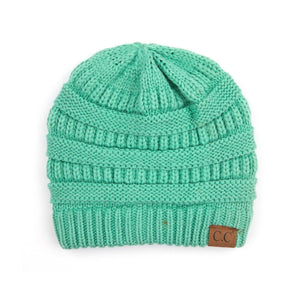 CC Beanie Popular Unisex Cable Knit Men Women Kids Skully Winter Hats by Truly Contagious - Truly Contagious