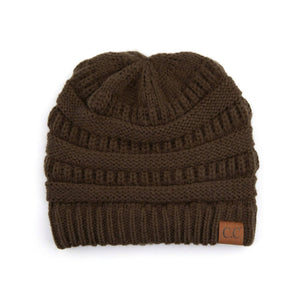 CC Beanie Popular Unisex Cable Knit Men Women Kids Skully Winter Hats by Truly Contagious - Truly Contagious
