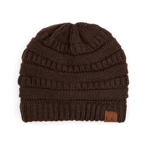 CC Beanie Popular Unisex Cable Knit Men Women Kids Skully Winter Hats by Truly Contagious - Truly Contagious