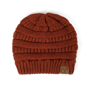 CC Beanie Popular Unisex Cable Knit Men Women Kids Skully Winter Hats by Truly Contagious - Truly Contagious